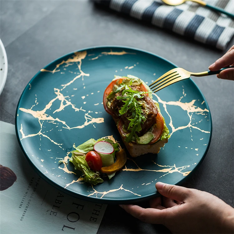 The latest design hotel used porcelain food dessert pasta serving plates