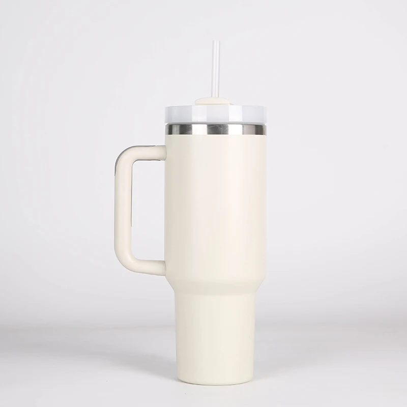 Lead Free Portable Outdoor custom stainless steel 30oz 40oz 50oz tumbler with handle straw cup insulated