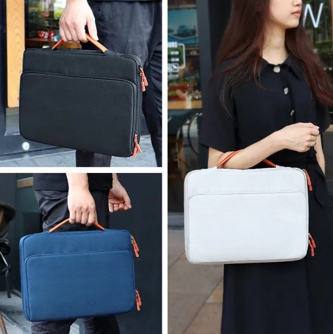 Customized Logo 13/14/15/15.6 Inch Portable Waterproof Polyester Laptop Bag for Men Women Computer