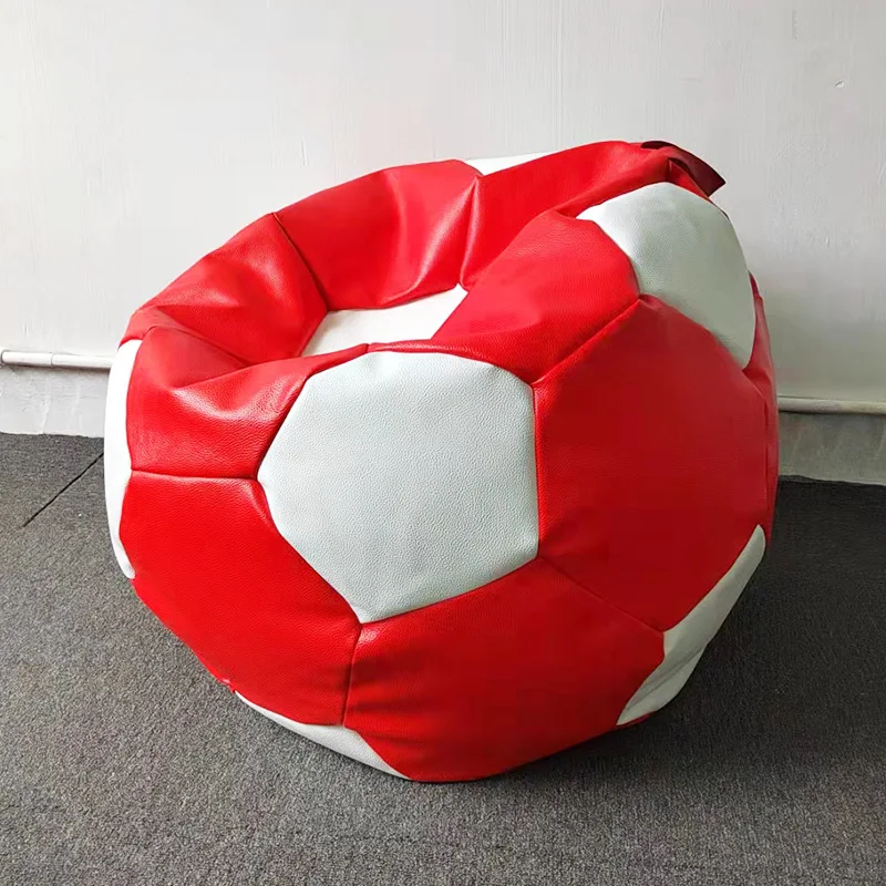 Роскошное недорогое Кресло-мешок для футбола, водонепроницаемый ленивый диван с откидывающейся спинкой для гостиной