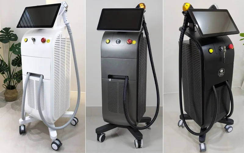 Shape Head Tria Medexa Iconic Arfula Aroma Grand Maquina Depilacion Detatouage Laser 808 Diode Laser Standing Compressor 1-200ms