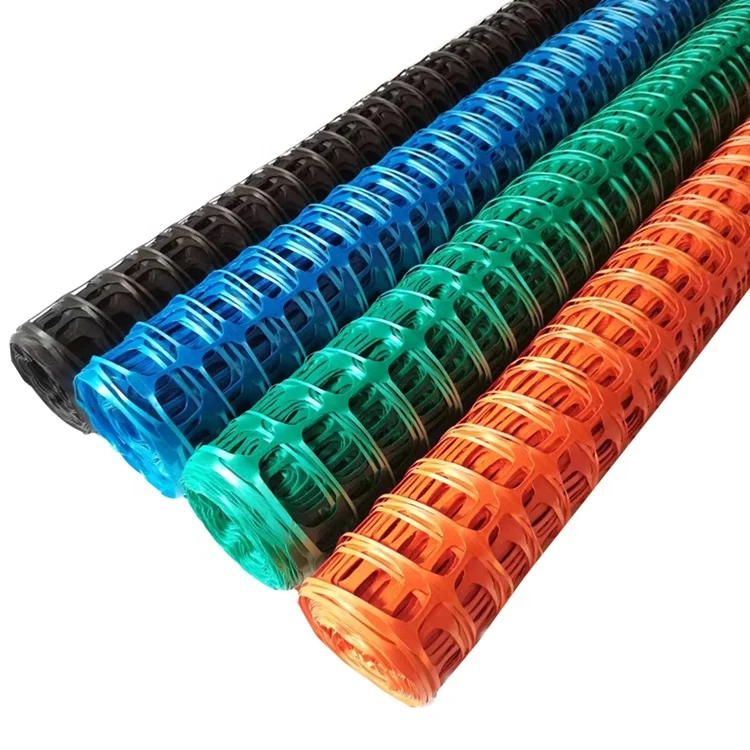 1*50m PE construction safety net plastic mesh netting rolls for warning barricade