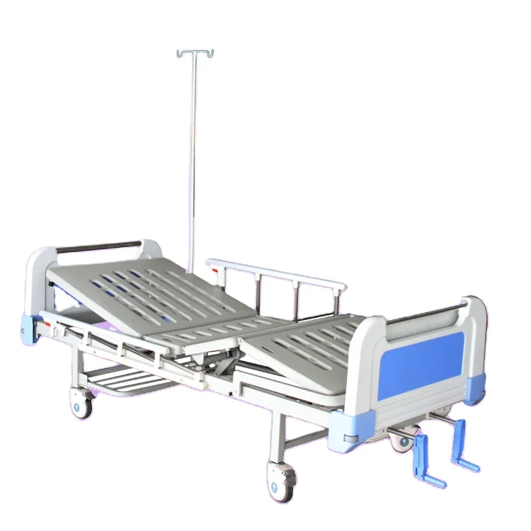 Commercial Furniture General Use 2 cranks 2 Functions manual medical hospital bed