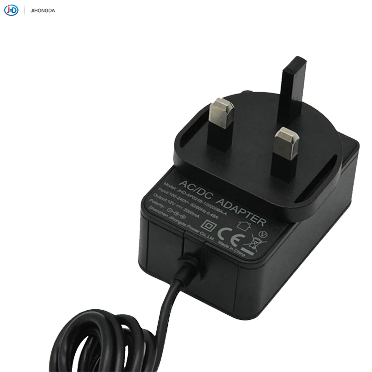 2020 uk plug adapter 12v2a with CB CE Mark  switch power supply 12v apply for cctv camera