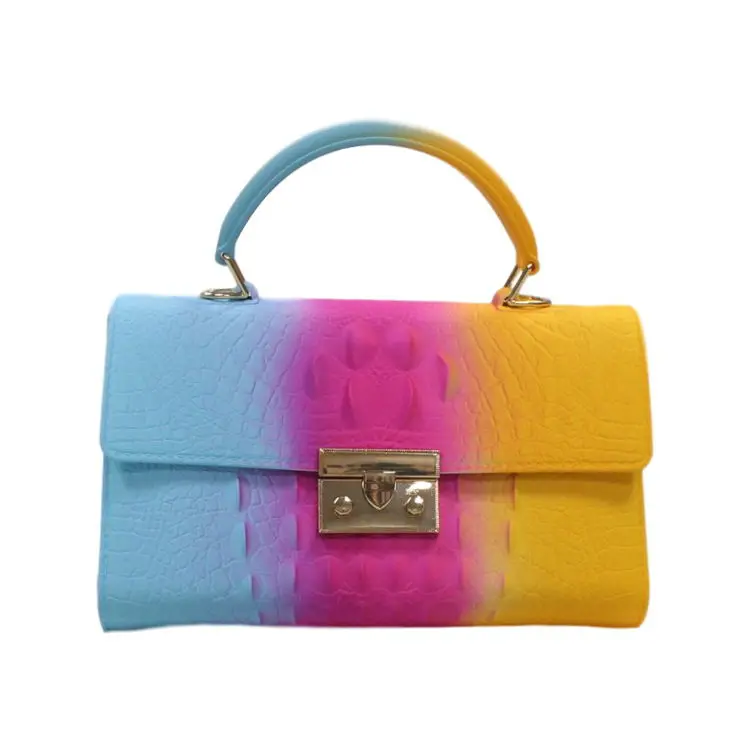 Best Supplier Shoulder Bag Fashion Bags Hand Bags Women Rainbow Color Luxury Handbags