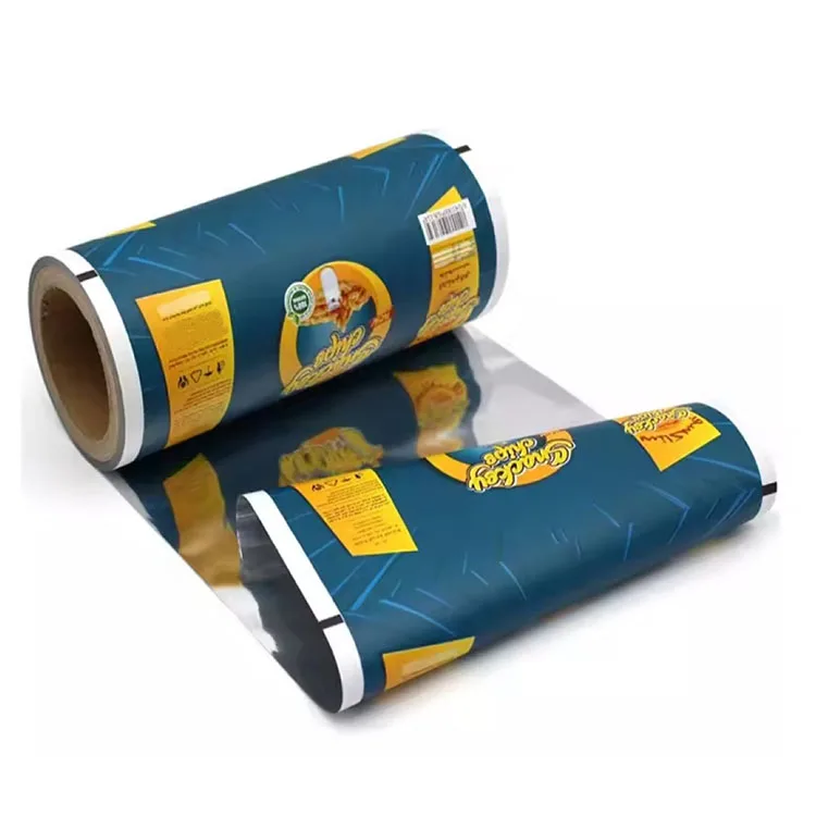 Wholesale Custom Plastic Cold Seal Biscuit Roll Stock Film Plastic Packing Film Food Wrapper Plastic Films