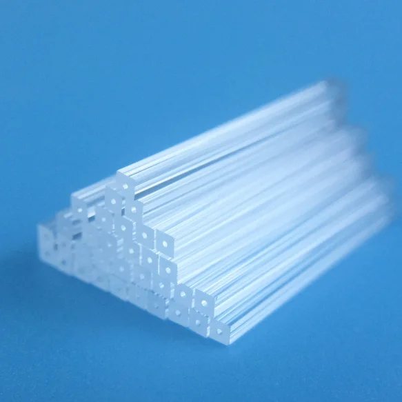 Высокая точность квадратное отверстие кварцевые капилляры трубки