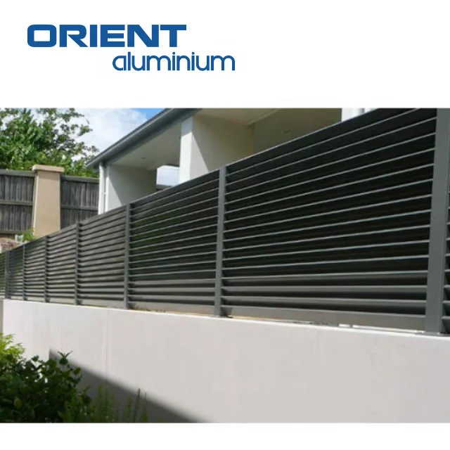 modern design aluminium fence privacy screen high quality powder coating aluminium fence panels direct factory