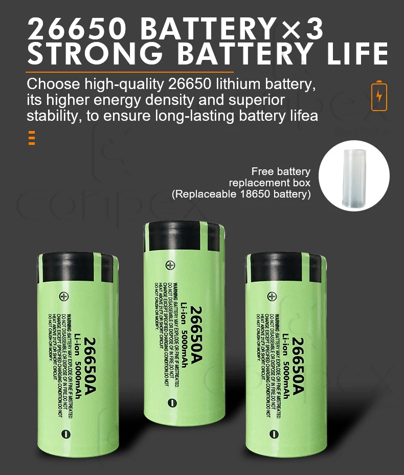 360Light Super 8000LM Professional IP8 Waterproof rating Lamp Using 26650 Battery led Diving Underwater torch light flashlights