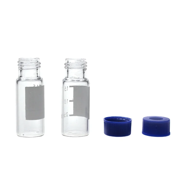 2ml 9-425 preslit screw caps Blue open bonded Caps Red PTFE White Silicone for sample vial