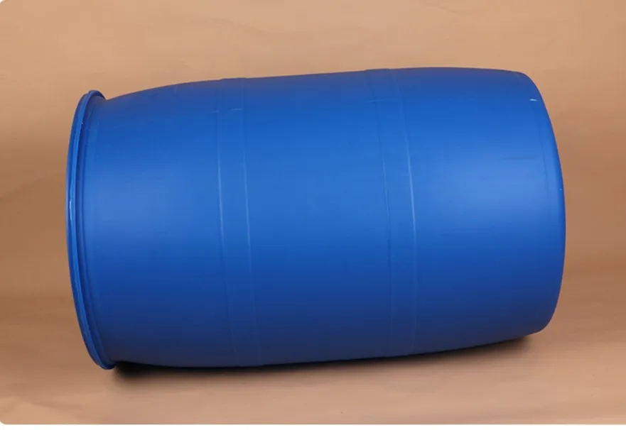  200L пластиковый барабан синий HDPE химический герметичный для масляного