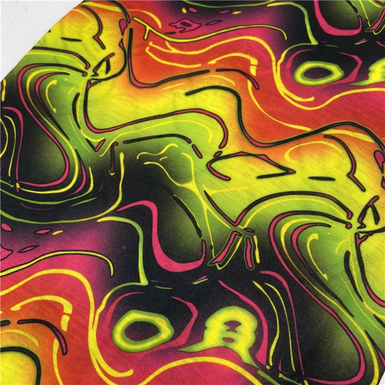 
New arrival muti-functional bandanna seamless neck scarf tube head-wear magic bandanna colorful wavy lines 