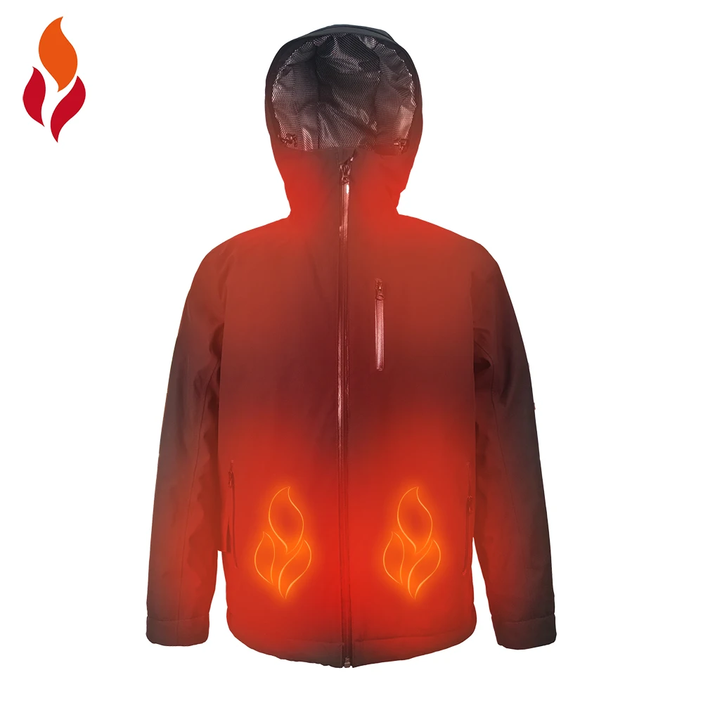 NEW ARRIVAL OEM Heat Jacket For Man Constant Heating Extra Size Winter Jacket USB Electric Battery Heated Jacket