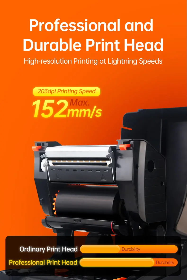 High Speed Printing Support Two Double Row Auto Cutting  Wash Label Printer for Label Printer Sticker Machine Printers Machine