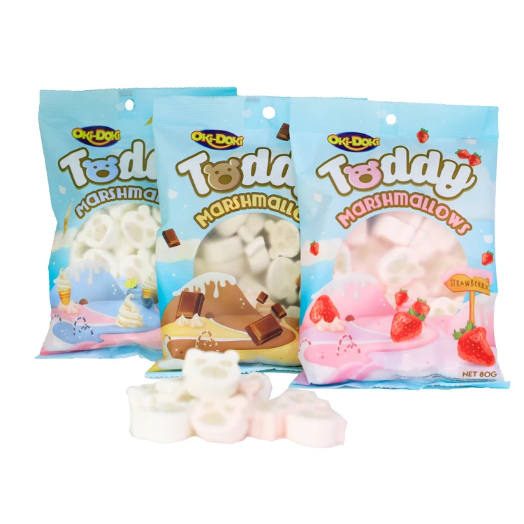 Teddy Bear Shape Sweet Marshmallow Candy