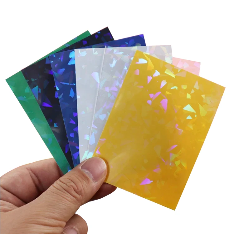 Custom Holo Penny Trading  Card Sleeves Holographic Hologram Mtg Matte Card Sleeve