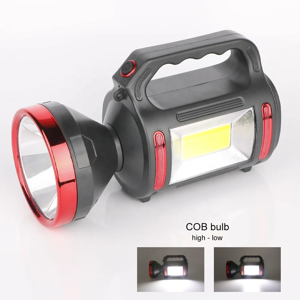 4000mAh power bank LED searchlight IPX4 waterproof lantern multifunction spotlight rechargeable LED camping lantern