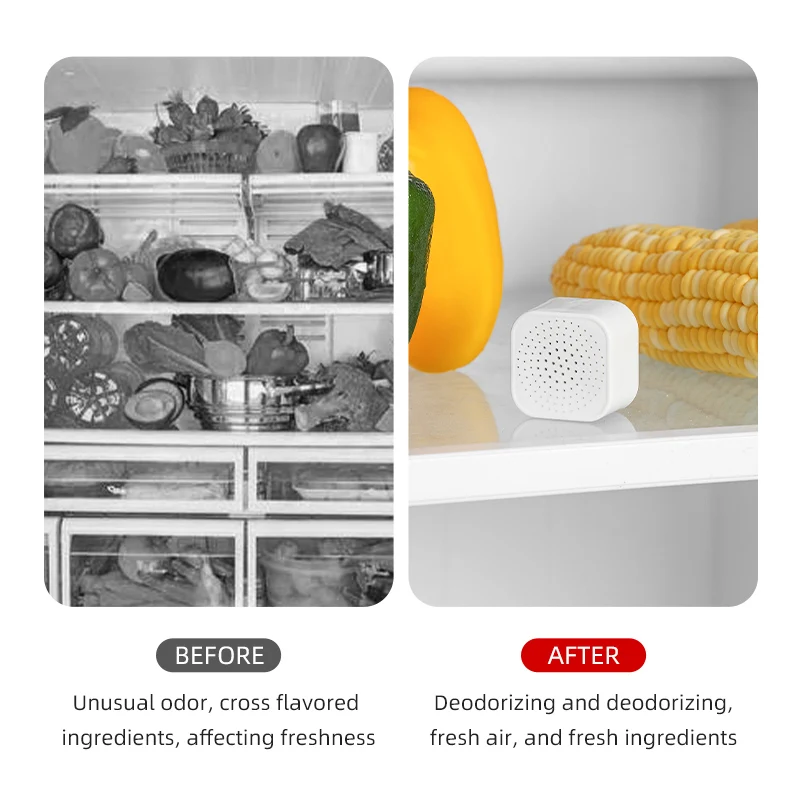 Kitchen Mini refrigerator deodorizer keep fridge fresh freezer ball cube Shape