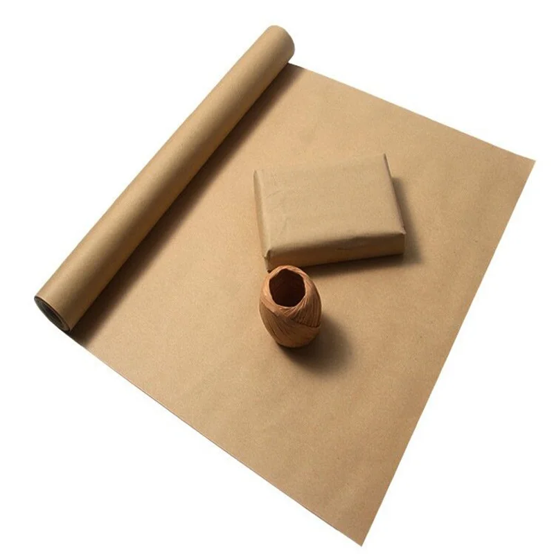 High Quality Natural Color Kraft Paper Roll For Fresh Flower Bouquets Wrapping