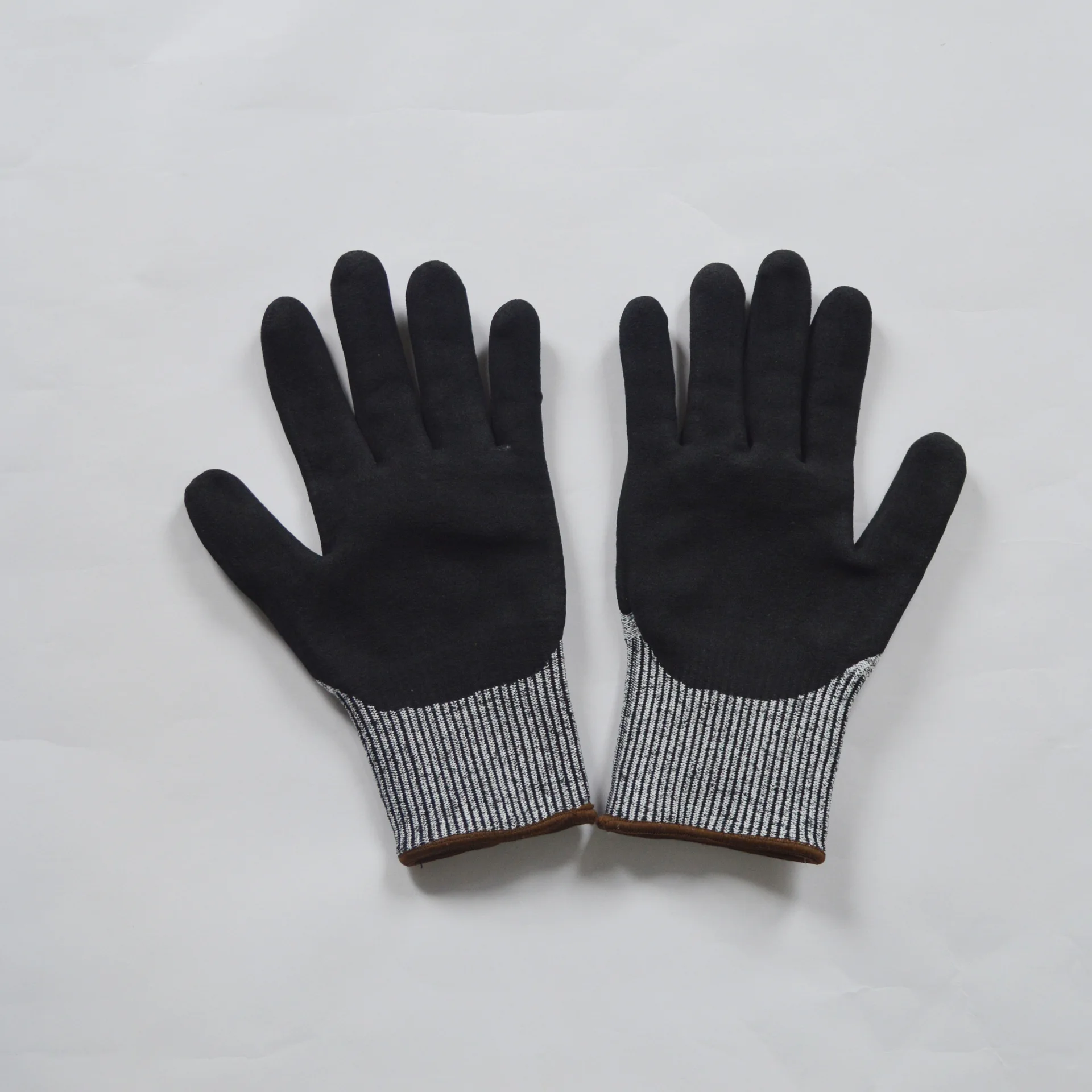 High quality cut resistant palm dipped latex glove gardening gloves