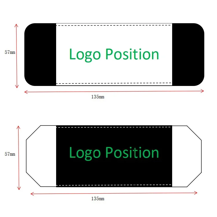 57*135MM Colorful Ski Nortic Ski Ties Custom