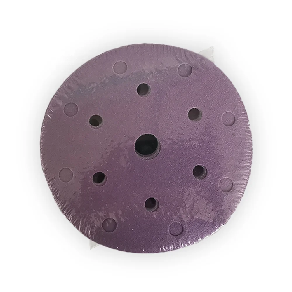 Dry sand paper P120 6Inch (150mm) 15 holes sanding paper sand disc for orbital sander