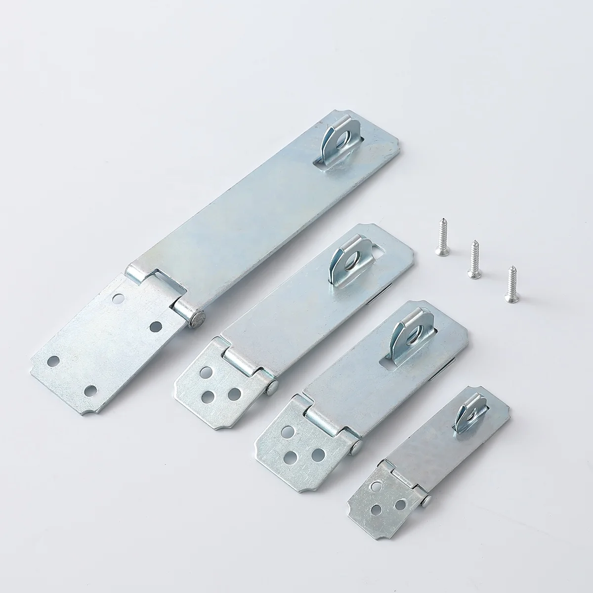 4 1/2' zinc plated safety hasp use door hardware with padlocks locking hasp