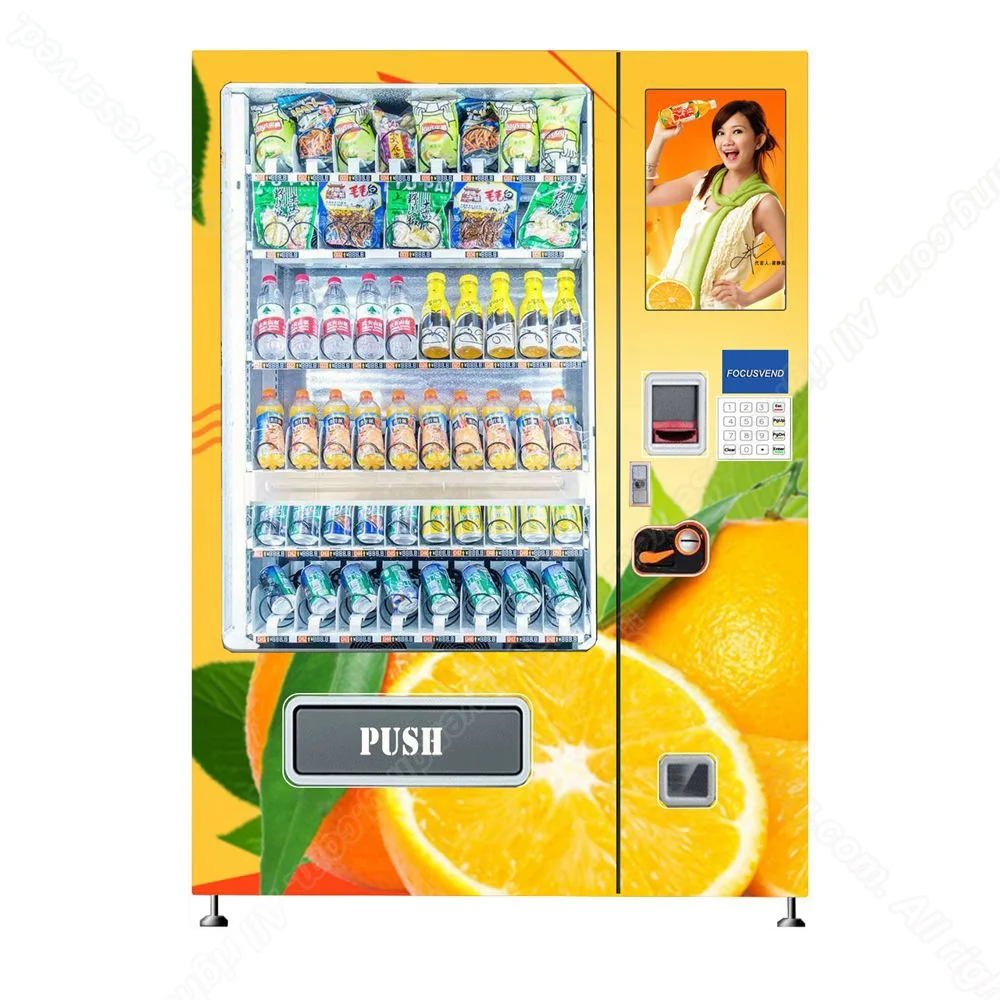Smart Intelligent Unmanned Vending Machine Refrigerator for Fresh Food