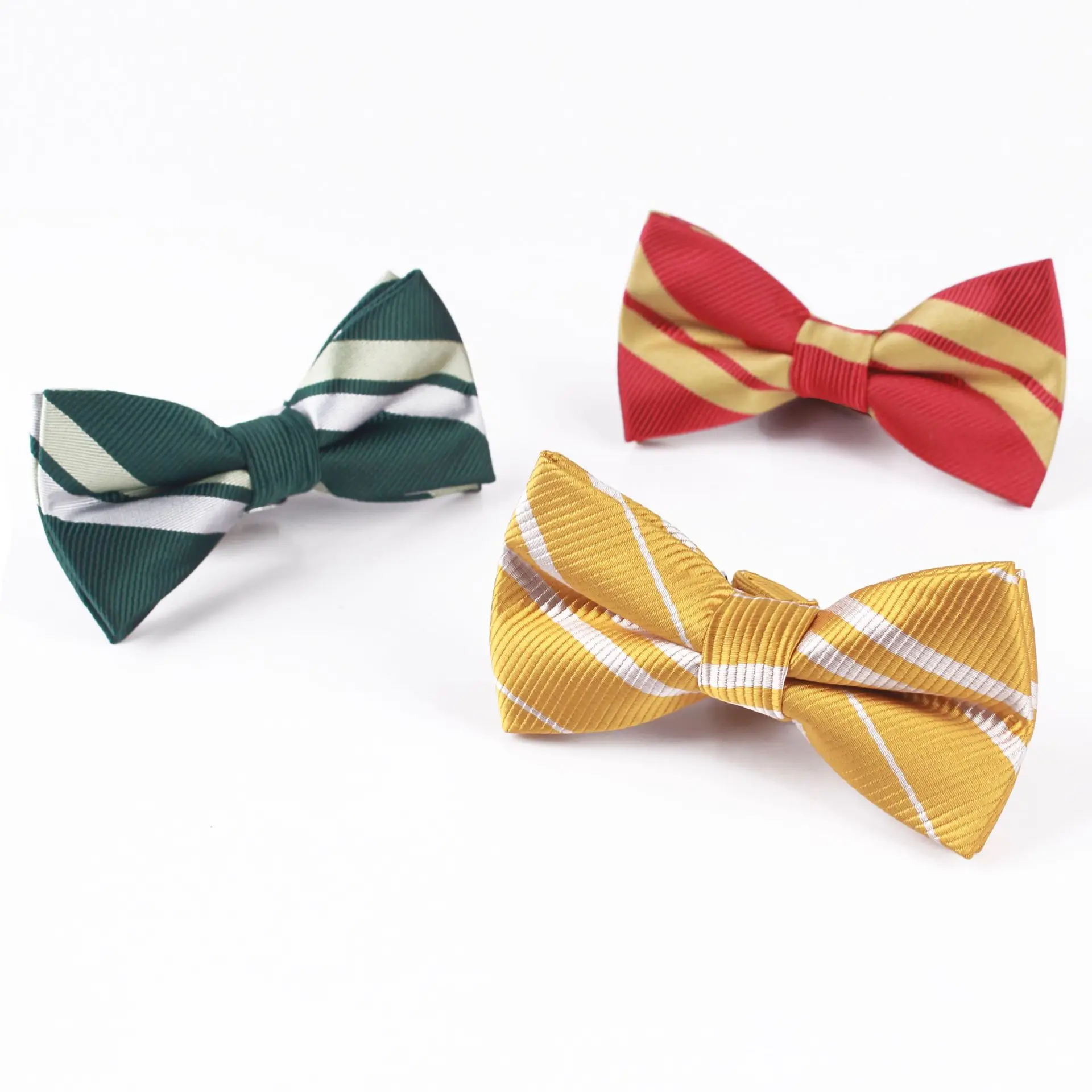 Wholesale Ties Man Bowtie Women Blouse Bowknot Cravat Striped Blue Green Black Bowties Accessories For Wedding Party Business