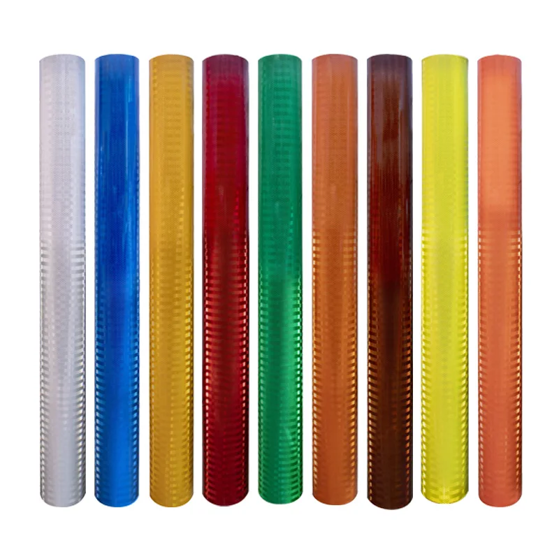 1.22*45.7m EGP PET Reflective Material Engineer Grade Prismatic Reflective Sheeting Roll For Road Traffic Safety