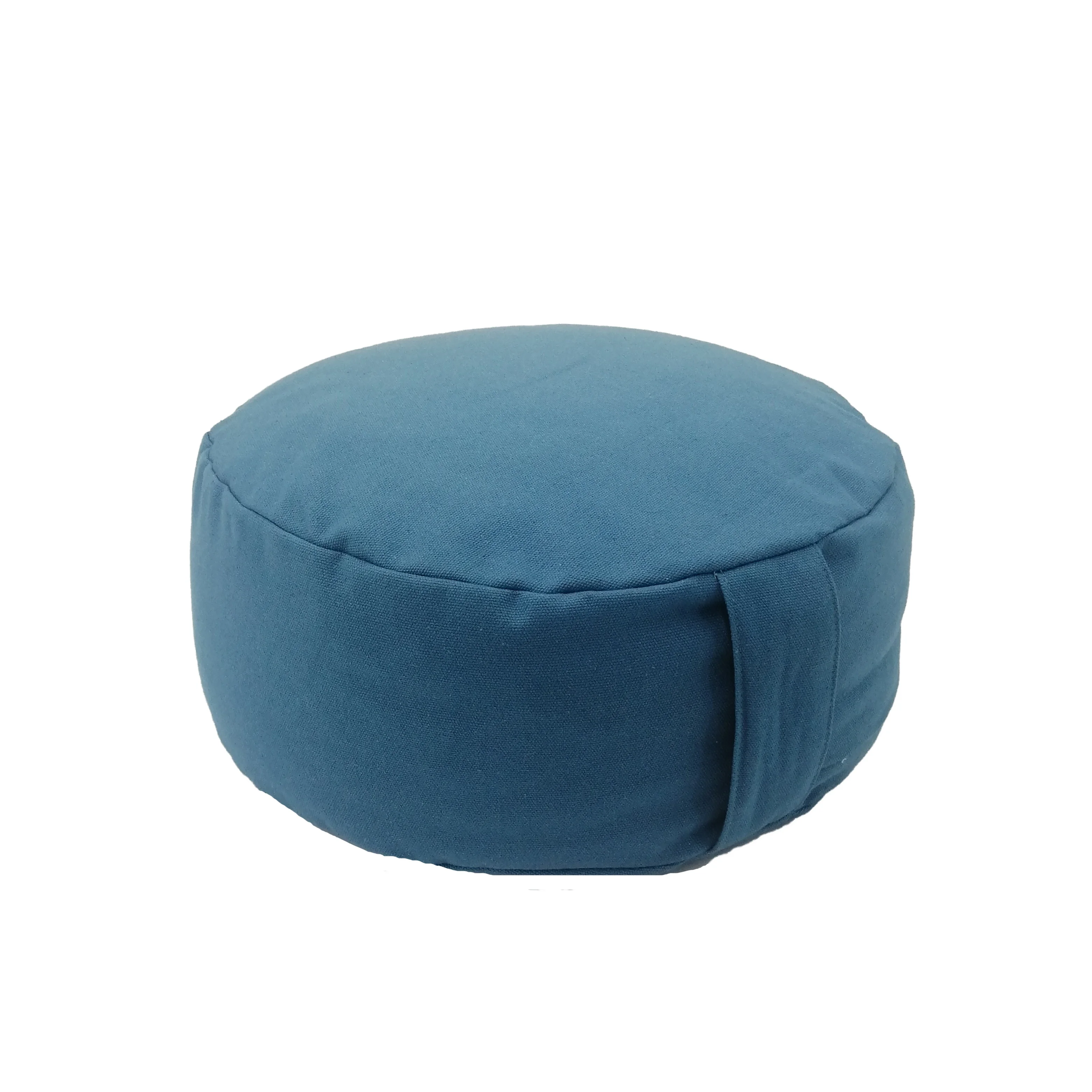 Yoga cushion meditation mat filled with buckwheat husks