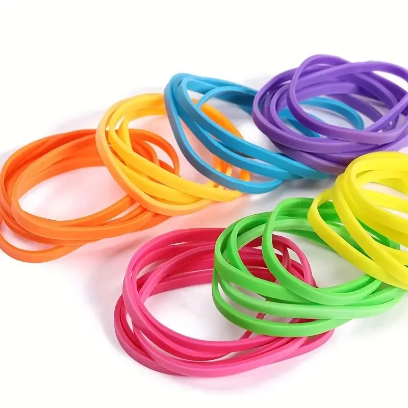 Bestselling Latex Free Assorted Colors Elastic Rubber Band Manufacturer Synthetic TPR For Stationary and DIY Toys