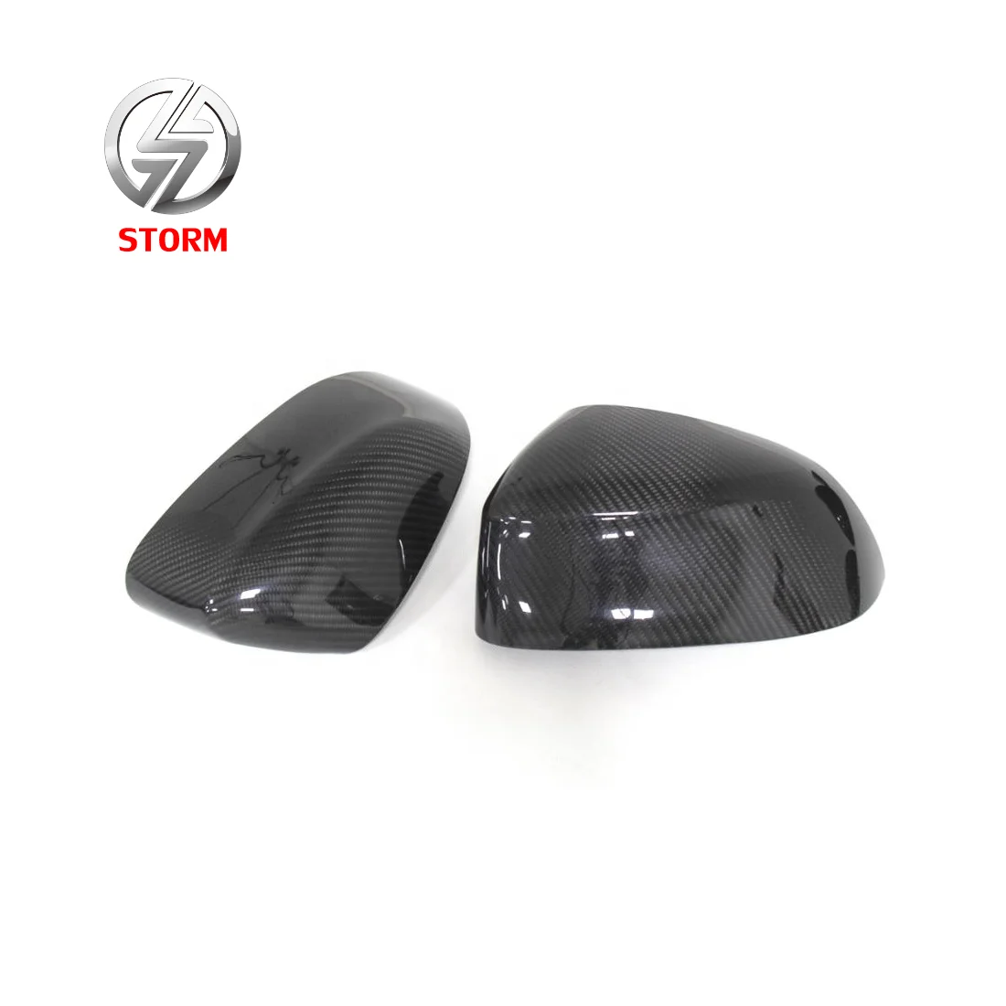 High Quality Gloss Black Finished Carbon Fiber Side Mirror Cover For Range Rover Sport/Vogue 14-on