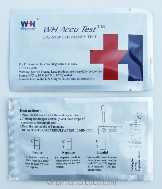 rapid accurate home test women test early hcg pregnancy test cassette kit strip midstream