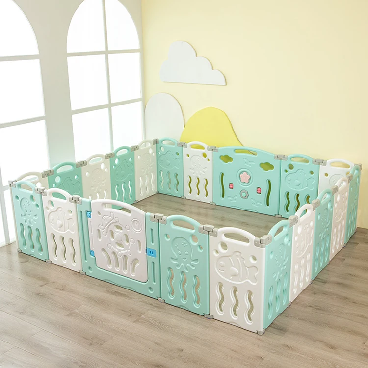 
Hot Sale Play Yard Custom Flexible Baby Folding Playpen 