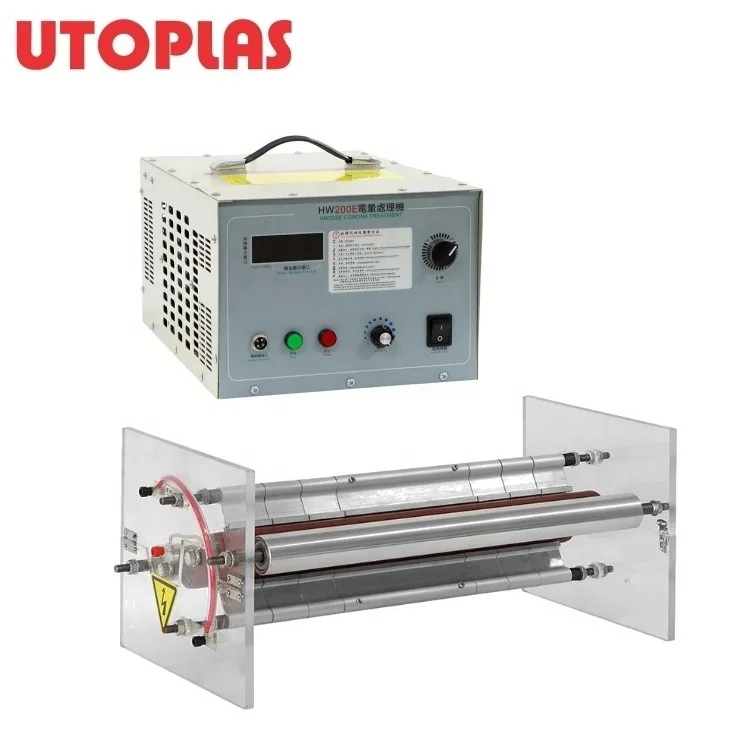 UTOPLAS Brand Best Selling Corona Treatment Machine with Pneumatic Cylinder