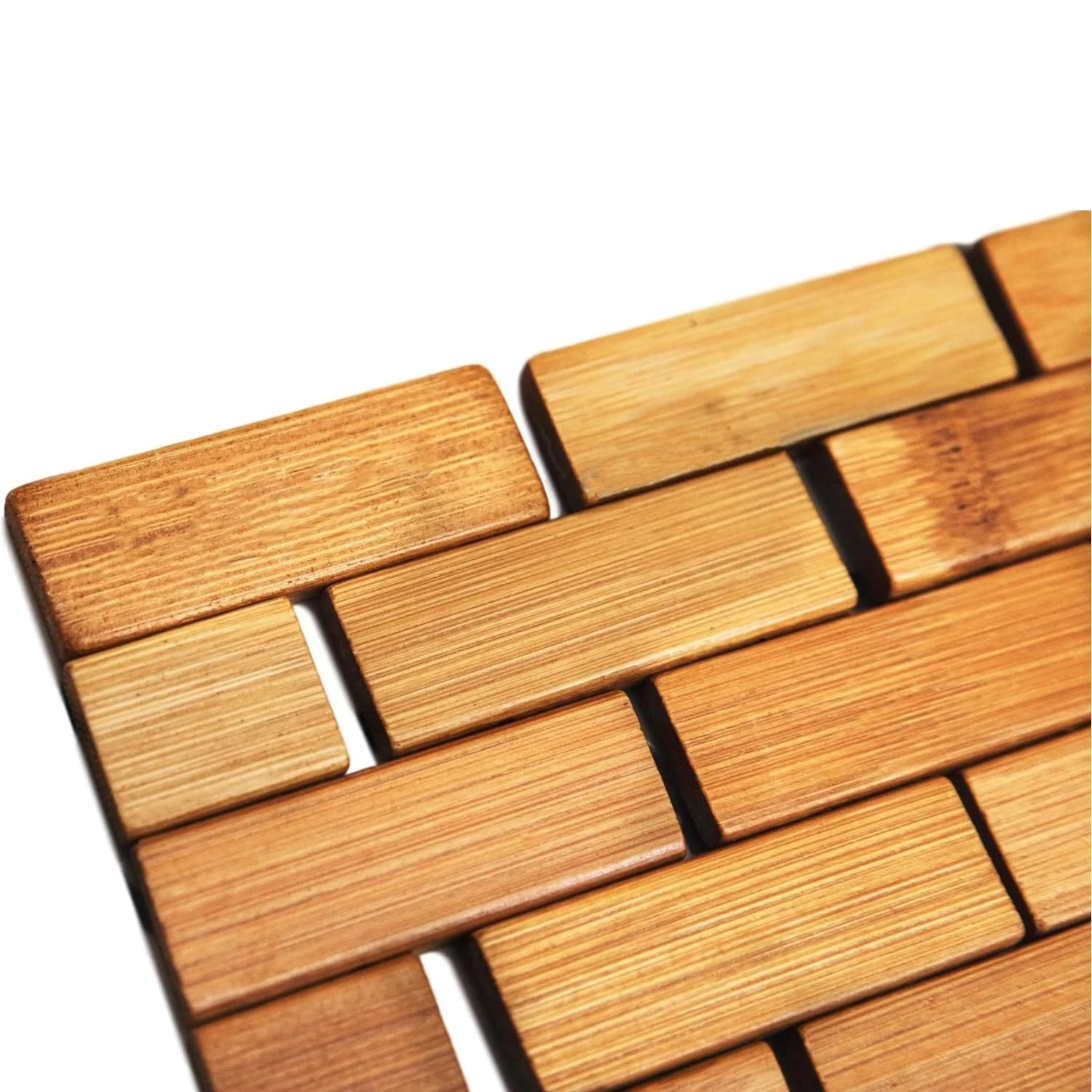 Sauna Spa Steps Decor and Accessory Bamboo Bath Mat for Bathroom Wooden Bathmat