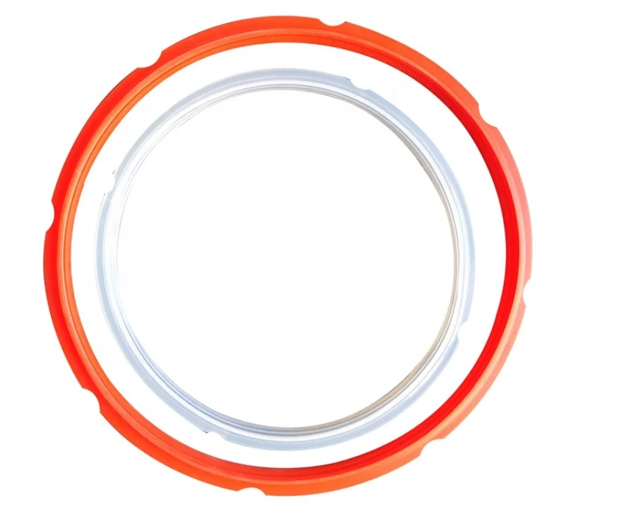 5/6Qt/8Qt/10Qt clear/red/black food grade Silicone rubber o ring O-RING for sealing instant cooking cooker pressure pot