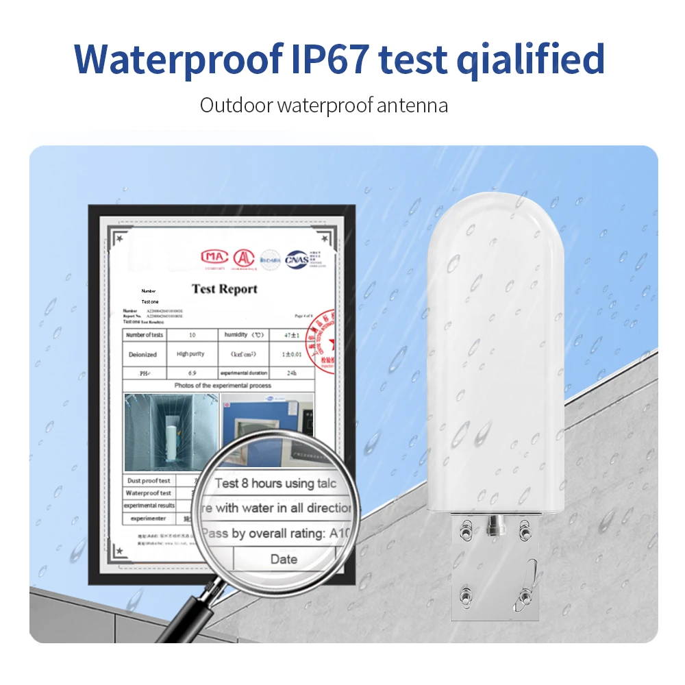 2022 Outdoor Waterproof Router 25Dbi Omni 3G Lte 4G 5G Cylinder Antenna With N Female