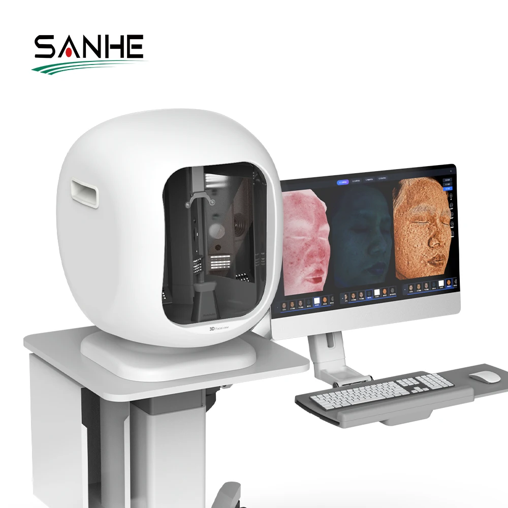 2025 Portable 3d Skin Analysis Machine Facial Uv Lcd Android Wifi Skin Lamp for Skin Analysis