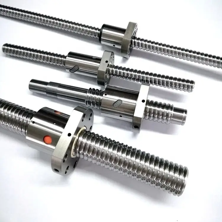 SFU1605 C3 C5 C7 Стержень с катаной резьбой Линейный шариковый винт с ЧПУ с шариковой гайкой BKBF12 Муфта и корпус гайки