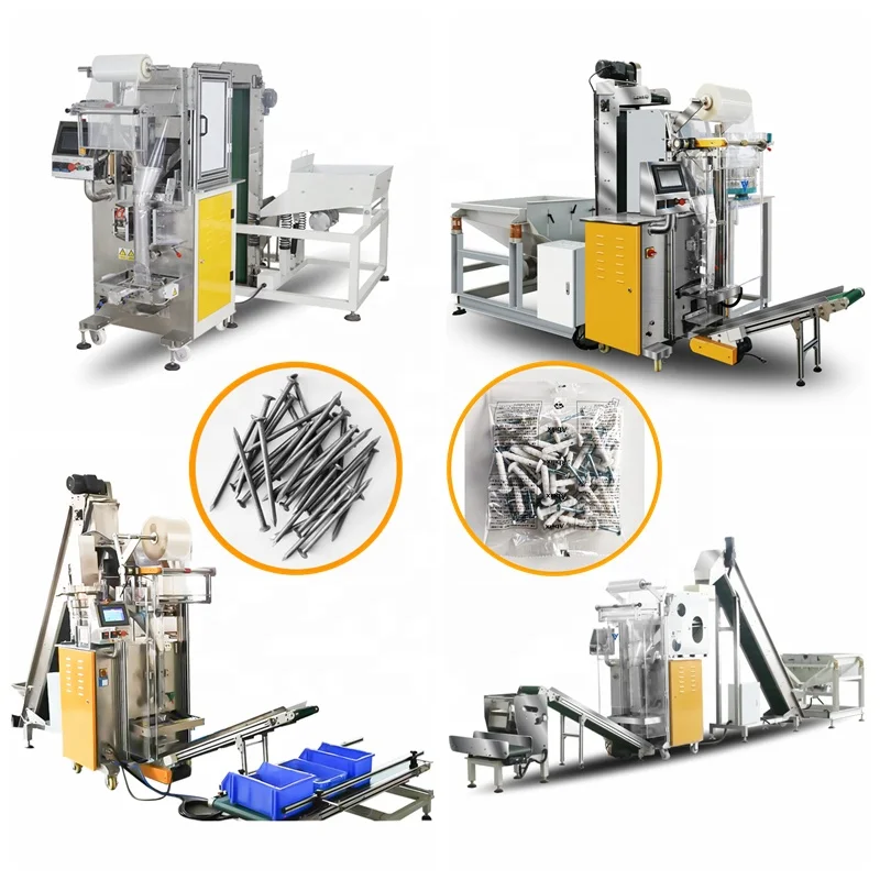 Automatic Iron Nails Screw Hardware Kits Counting and Weighing Packing Line by Shanghai Feiyu