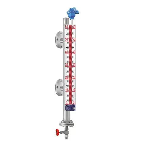 316L SS stainless chamber 1500# RTJ sealing high temperature magnetic level indicator