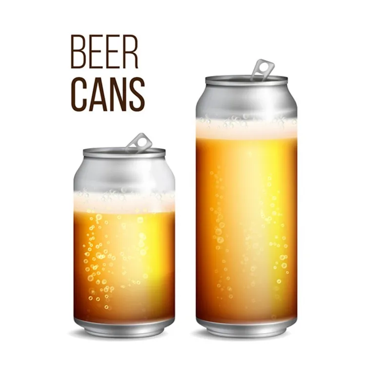 Beer Can 500ml 473ml 330ml Standard Empty Custom Printed Aluminum Beer 500ml Cans