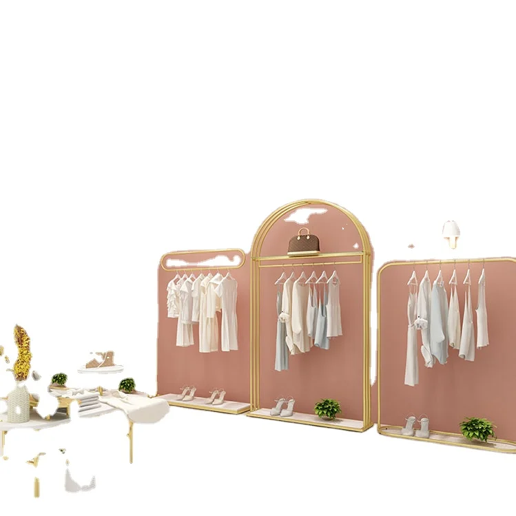 TMJ-784 Custom Retail Store Fixtures Clothing Retail Store Free Standing Standing Display Rack