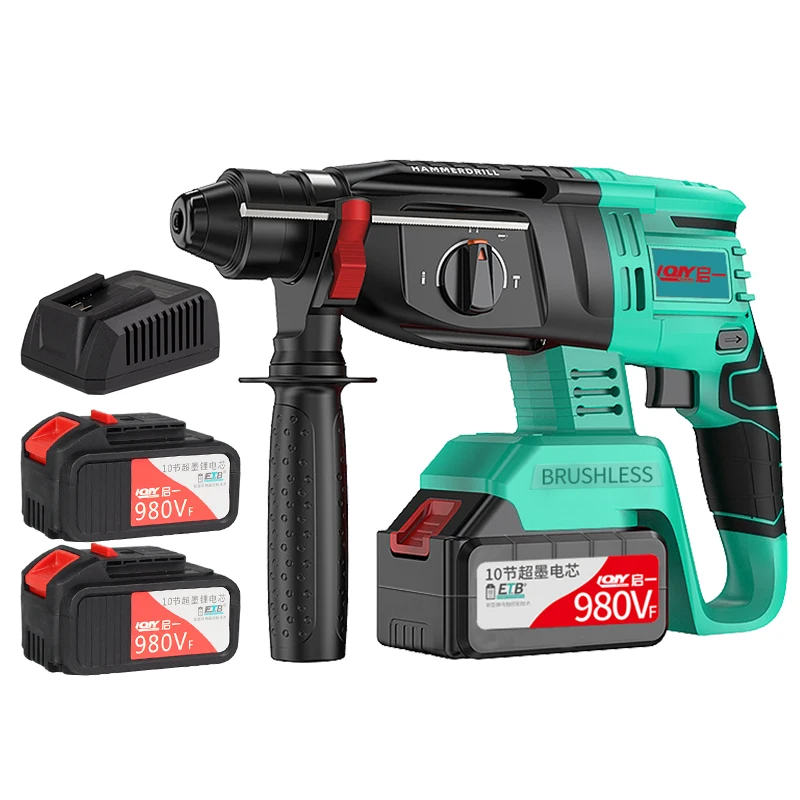 Manufacturer Well Made High Power Multi-functional Electric Pick Lithium Electric Hammer