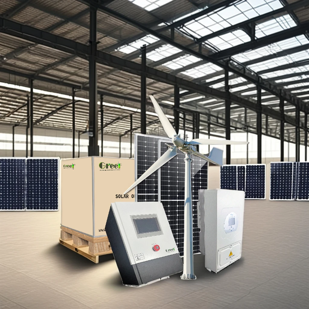 Powerful Remote Control 10kW 5kW solar-wind hybrid energy system aimed at generating electricity for industrial residential use