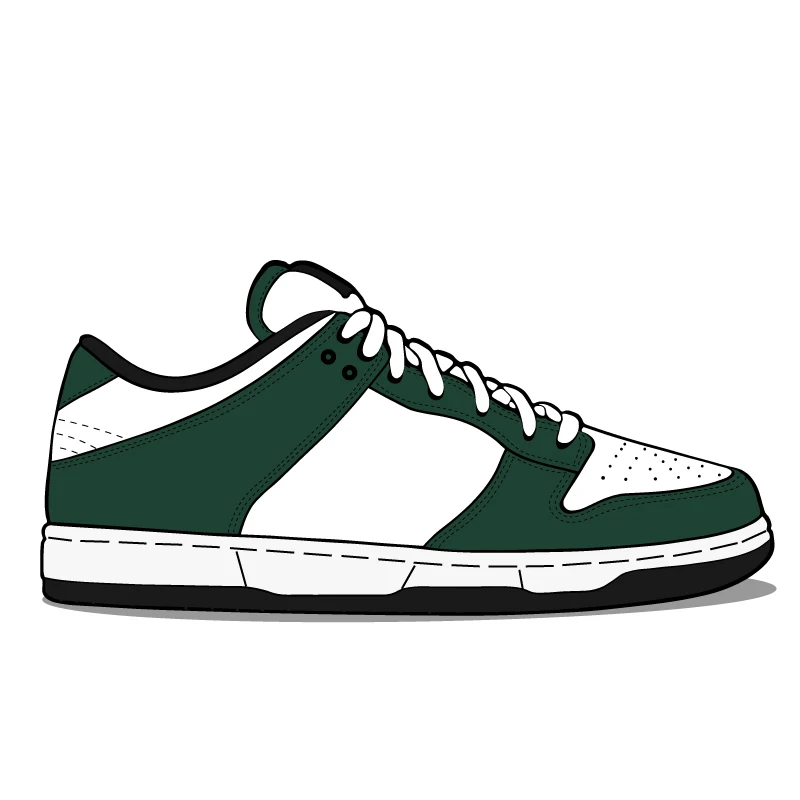  Original Customize Men Blank Skateboard Manufacturer Cheap Inflatable NK Custom  High Low Cut Sole Leather Sneaker Shoe