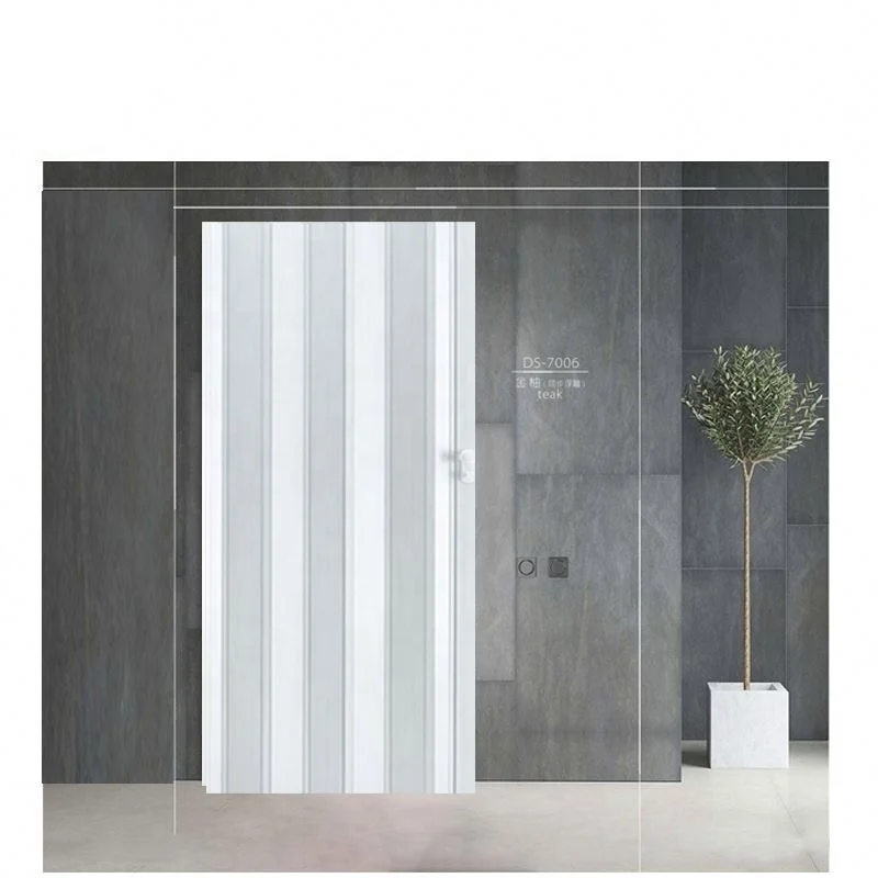 Save space plastic folding door for bathroom balcony screen folding doors