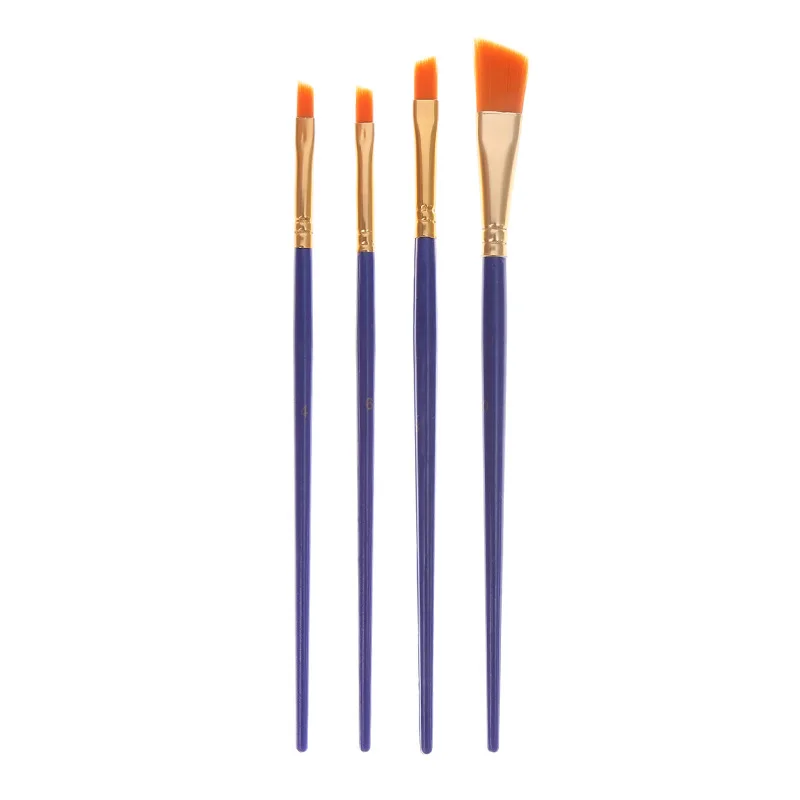 Wholesale 4 watercolor brushes painting stick brushes acrylic oil paint brush art supplies